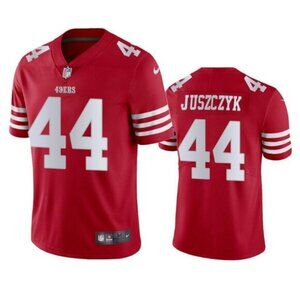 Mens Youths  Kyle Juszczyk Red Vapor Stitched Jersey